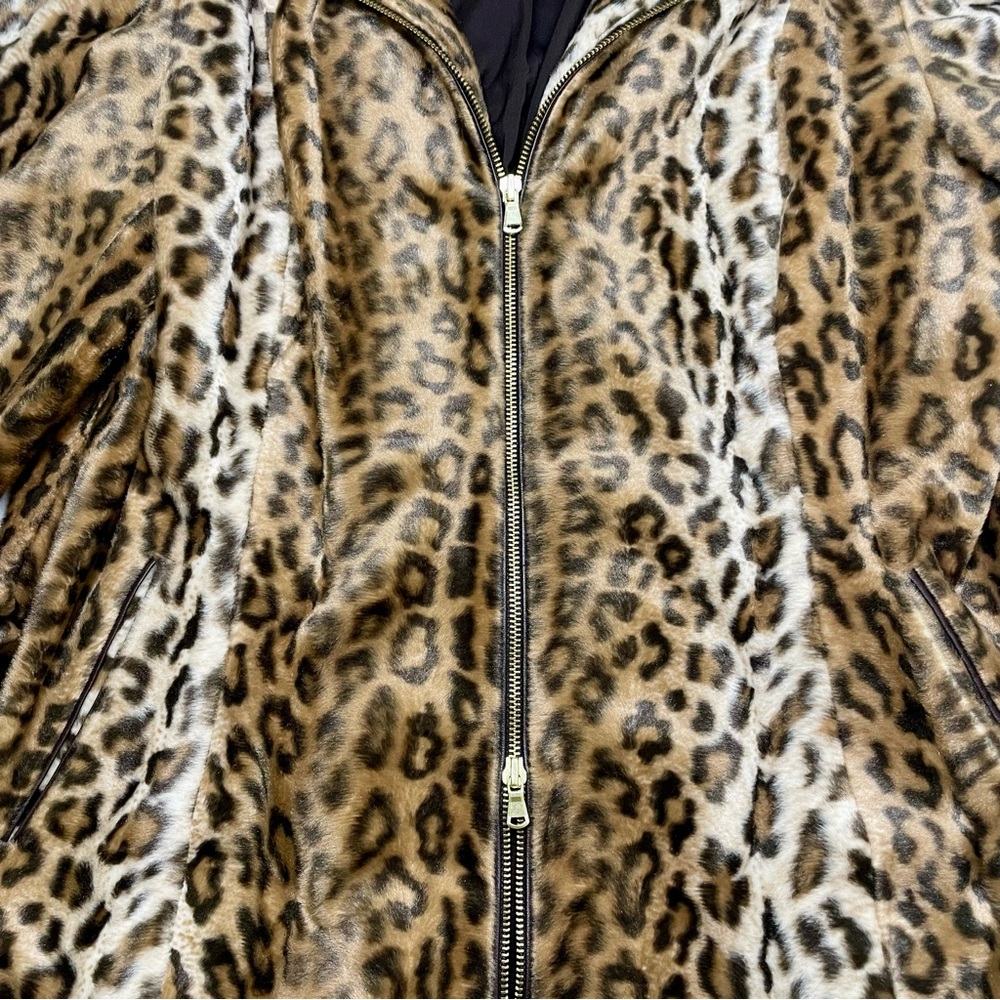 Chico's Leopard Print Jacket - Picture 5 of 11